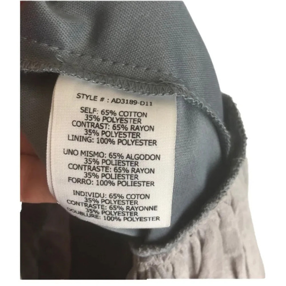 A'reve Anthropologie Dress Blue and Gray w/under skirt Multiple Sizes EUC - Picture 8 of 11